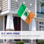 Fly Breeze Irish Shamrock Flag with Brass Grommets 3X5Ft Banner USA Polyester