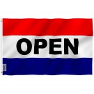 Fly Breeze Open Sign Flag with Brass Grommets 3X5Ft Banner USA Polyester