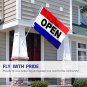 Fly Breeze Open Sign Flag with Brass Grommets 3X5Ft Banner USA Polyester