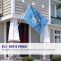 Fly Breeze United Nations Flag with Brass Grommets 3X5Ft Banner USA Polyester
