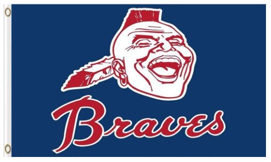 Atlanta Braves Baseball Club flag 3X5Ft Banner USA Polyester with Brass Grommets