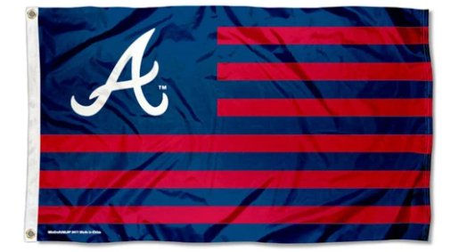 Atlanta Braves Nation flag 3X5Ft Banner USA Polyester with Brass Grommets
