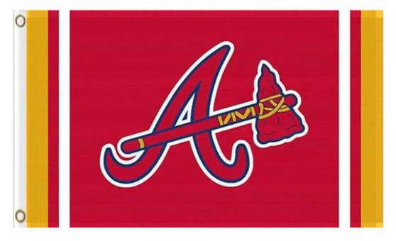 Atlanta Braves custom flag 3X5Ft Banner USA Polyester with Brass Grommets