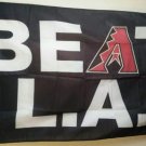 Arizona Diamondbacks Beat L.a flag 3X5Ft Banner USA Polyester with Brass Grommets