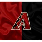 Arizona Diamondbacks Black Red flag 3X5Ft Banner USA Polyester with Brass Grommets