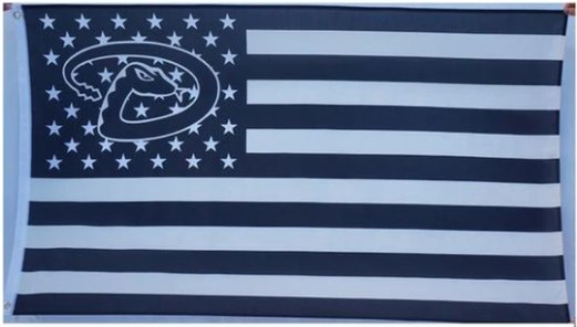 Arizona Diamondbacks US flag 3X5Ft Banner USA Polyester with Brass Grommets