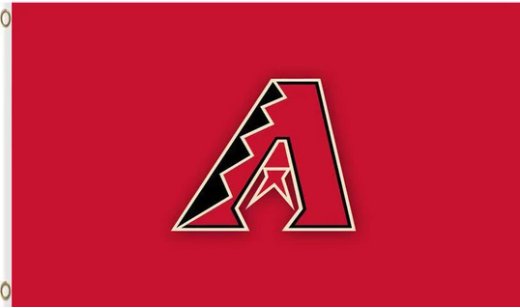 Arizona Diamondbacks Team flag 3X5Ft Banner USA Polyester with Brass Grommets