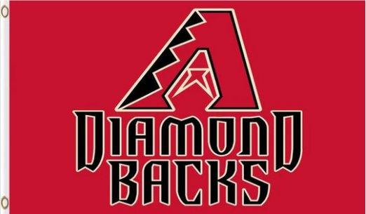 Arizona Diamondbacks Baseball Club flag 3X5Ft Banner USA Polyester with Brass Grommets