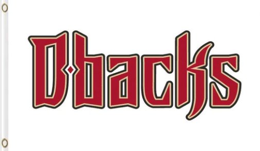 Arizona Diamondbacks Baseball Club 7 flag 3X5Ft Banner USA Polyester with Brass Grommets
