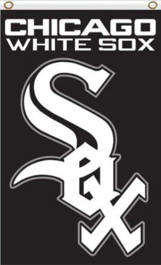 Chicago White Sox flag 3X5Ft Banner USA Polyester with Brass Grommets