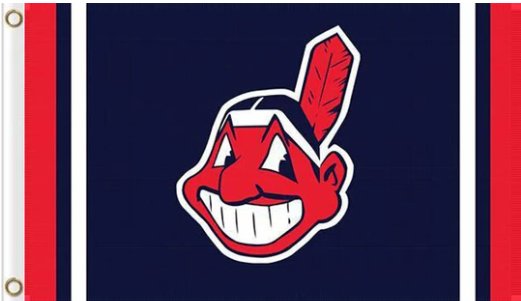 Cleveland Indians custom flag 3X5Ft Banner USA Polyester with Brass Grommets
