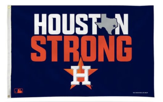 Houston Astros Strong flag 3X5Ft Banner USA Polyester with Brass Grommets - 2