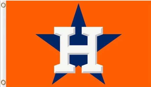 Houston Astros Baseball Team flag 3X5Ft Banner USA Polyester with Brass Grommets - 8