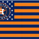 Houston Astros US Nation flag 3X5Ft Banner USA Polyester with Brass Grommets - 11
