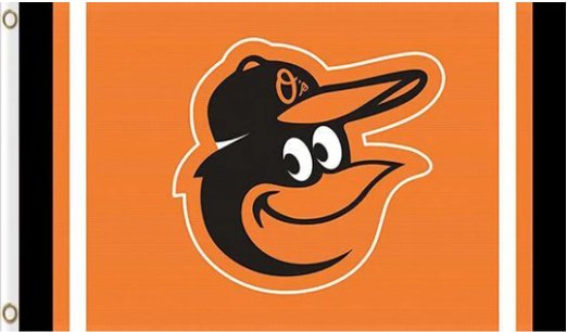 Baltimore Orioles Baseball Club flag 3X5Ft Banner USA Polyester with Brass Grommets - 2