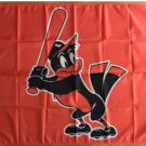 Baltimore Orioles Red Banner flag 3X5Ft Banner USA Polyester with Brass Grommets - 7