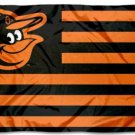 Baltimore Orioles Nation flag 3X5Ft Banner USA Polyester with Brass Grommets - 15