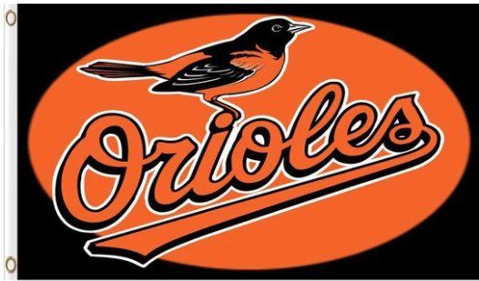 Baltimore Orioles Baseball Club flag 3X5Ft Banner USA Polyester with Brass Grommets  - 18