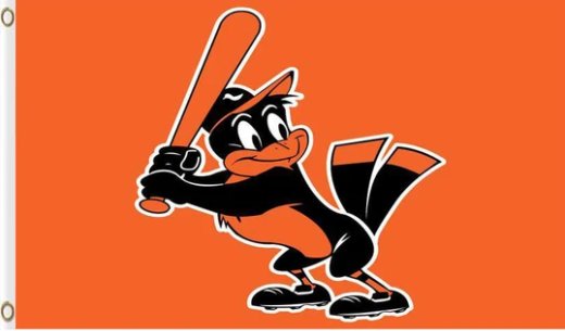 Baltimore Orioles Baseball Team Orange flag 3X5Ft Banner USA Polyester with Brass Grommets  - 24