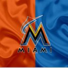 Miami Marlins Two Color flag 3X5Ft Banner USA Polyester with Brass Grommets