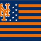 New York Mets Nation US flag 3X5Ft Banner USA Polyester with Brass Grommets