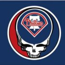 Philadelphia Phillies Dead Skull flag 3X5Ft Banner USA Polyester with Brass Grommets