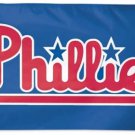 Philadelphia Phillies Logo US flag 3X5Ft Banner USA Polyester with Brass Grommets