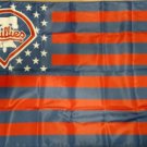 Philadelphia Phillies Star and stripes Sport Fag 3X5Ft Banner USA Polyester with Brass Grommets