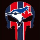 Toronto Blue Jays Skull Flag 3X5Ft Banner USA Polyester with Brass Grommets