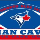 Toronto Blue Jays Man Cave Flag 3X5Ft Banner USA Polyester with Brass Grommets
