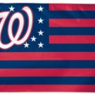 Washington Nationals Patriotic Team Flag 3X5Ft Banner USA Polyester with Brass Grommets