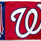 Washington Nationals US Flag 3X5Ft Banner USA Polyester with Brass Grommets