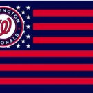 Washington Nationals US Star Flag 3X5Ft Banner USA Polyester with Brass Grommets