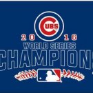 Chicago Cubs 2016 World Series Champions W Flag 3X5Ft Banner USA Polyester with Brass Grommets