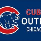 Cubs Outry Chicago US Flag 3X5Ft Banner USA Polyester with Brass Grommets