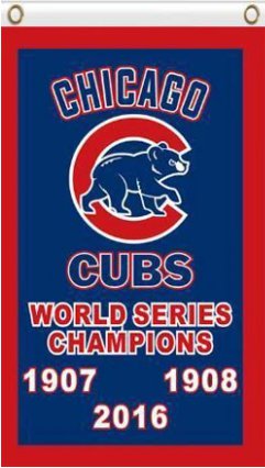 Chicago Cubs Flag Baseball US Flag 3X5Ft Banner USA Polyester with Brass Grommets