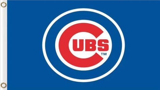 Chicago Cub Baseball Club Flag 3X5Ft Banner USA Polyester with Brass Grommets - 19