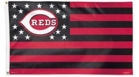 Cincinnati Reds Star Flag 3X5Ft Banner USA Polyester with Brass Grommets