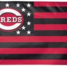 Cincinnati Reds Star Flag 3X5Ft Banner USA Polyester with Brass Grommets