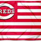 Cincinnati Reds Nation Flag 3X5Ft Banner USA Polyester with Brass Grommets