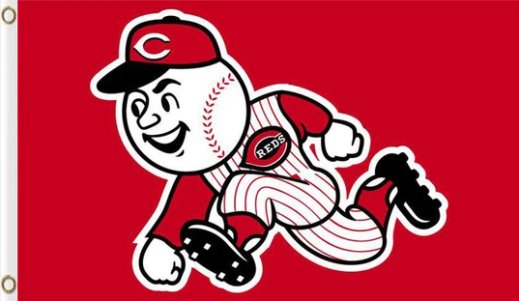 Cincinnati Reds Baseball Club Flag 3X5Ft Banner USA Polyester with Brass Grommets