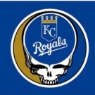 Kansas City Royals Dead Skull Flag 3X5Ft Banner USA Polyester with Brass Grommets