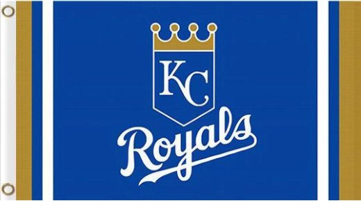 Kansas City Royals Custom Flag 3X5Ft Banner USA Polyester with Brass Grommets