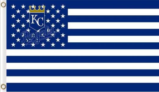 Kansas City Royals flags Digital Print 3X5Ft Banner USA Polyester with Brass Grommets