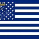 Kansas City Royals flags Digital Print 3X5Ft Banner USA Polyester with Brass Grommets