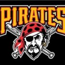 Pittsburgh Pirates Black  Flag 3X5Ft Banner USA Polyester with Brass Grommets