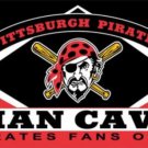 Pittsburgh Pirates Man Cave Flag 3X5Ft Banner USA Polyester with Brass Grommets