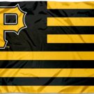 Pittsburgh Pirates Nation US Flag 3X5Ft Banner USA Polyester with Brass Grommets