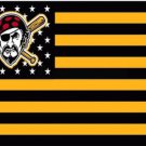 Pittsburgh Pirates Flag Baseball US 3X5Ft Banner USA Polyester with Brass Grommets