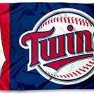 Minnesota Twins Sport Flag 3X5Ft Banner USA Polyester with Brass Grommets